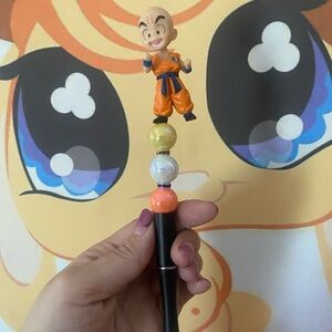 Krillin Pen with Colorful Beads